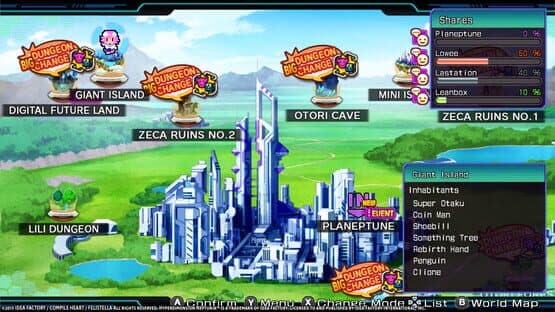 Hyperdimension Neptunia Re;Birth3: V Generation - Giant Island screenshot 2