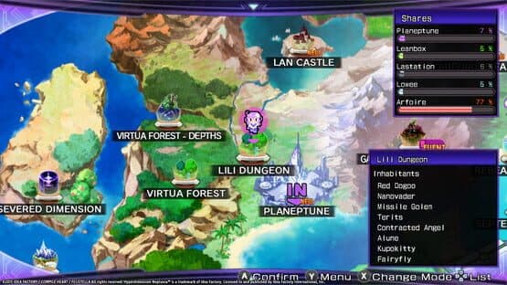 Hyperdimension Neptunia Re;Birth2: Sisters Generation - Lily-ad Dungeon screenshot 7
