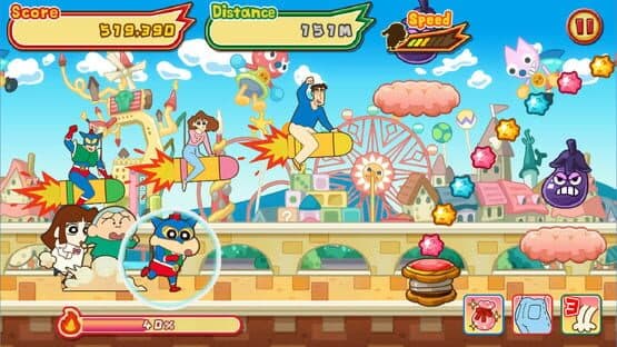 Crayon Shin Chan: The Storm Called! Flaming Kasukabe Runner!! screenshot 2