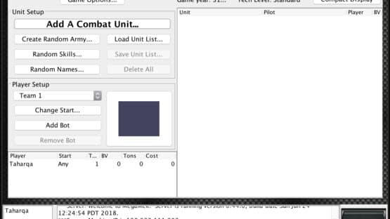 MegaMek screenshot 2