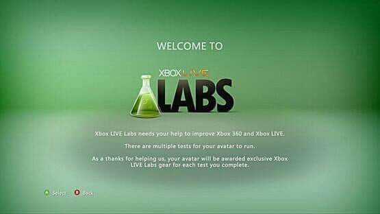 Xbox Live Labs screenshot 1