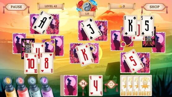 Samurai Solitaire: Threads of Fate screenshot 1