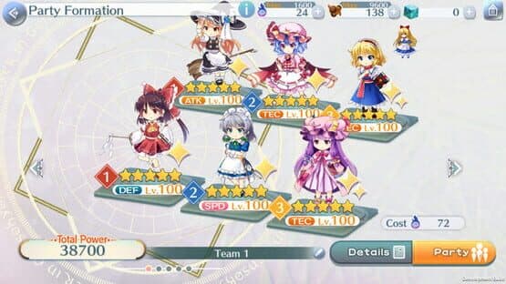 Touhou Lost Word screenshot 13