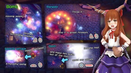 The Disappearing of Gensokyo: Sakuya, Koishi, Suika screenshot 2