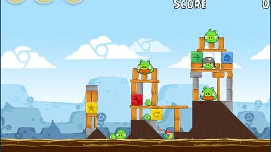 Angry Birds Chrome screenshot 1