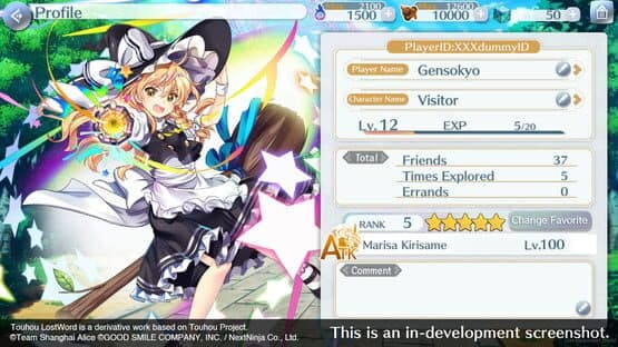 Touhou Lost Word screenshot 3