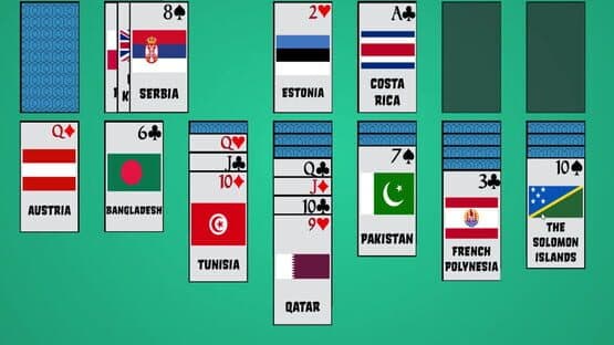 Solitaire: Learn the Flags! screenshot 2