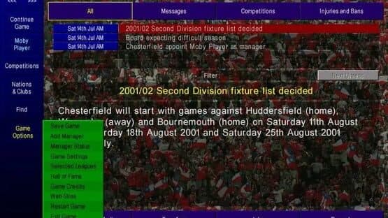 Championship Manager: Season 01/02 screenshot 3
