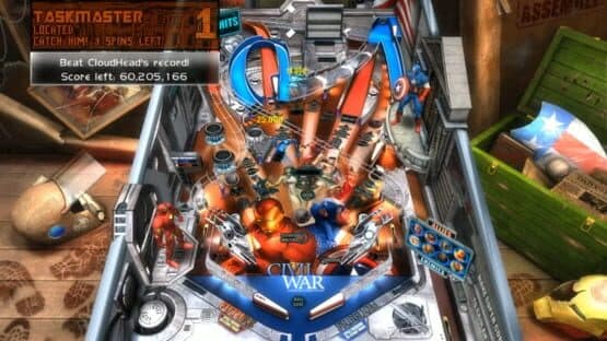 Pinball FX2: Marvel Civil War screenshot 2