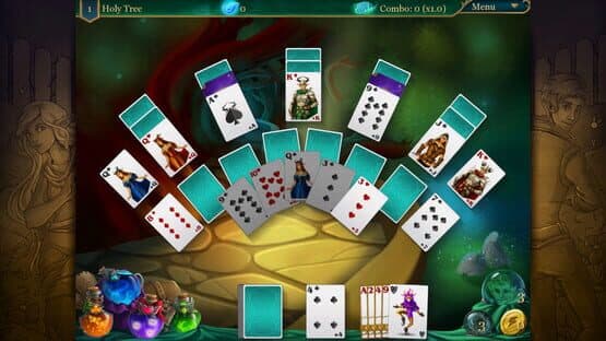 Magic Cards Solitaire 2: The Fountain of Life screenshot 1