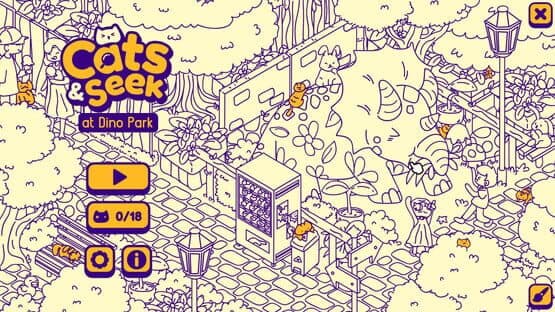 Cats and Seek: Dino Park screenshot 1