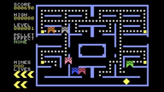 Doomed PETSCII Pacman screenshot 1