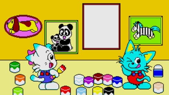 Miimi to Taata no Waiwai Oekaki Doubutsuen screenshot 1