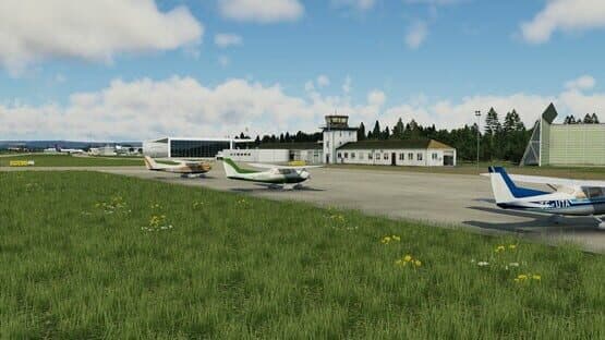 X-Plane 12: Aerosoft - Airport Friedrichshafen screenshot 1