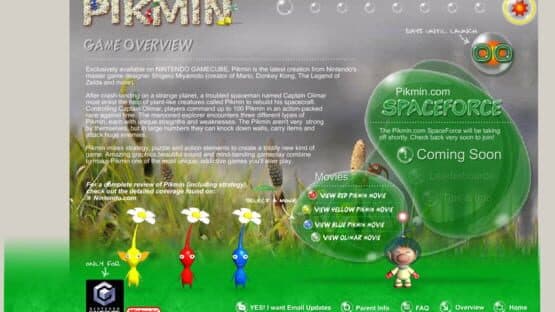 Pikmin.com SpaceForce screenshot 1