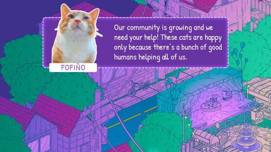 Stray Cats in Cozy Town: Night Lights screenshot 2