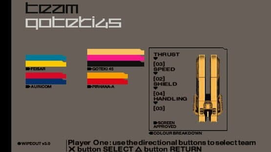 Wipeout 3 Special Edition screenshot 1