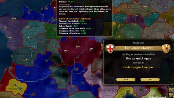 Europa Universalis III: Heir to the Throne screenshot 4