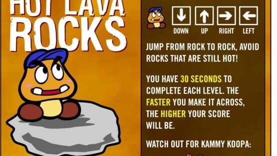 Goombario and the Adventure of the Hot Lava Rocks screenshot 1