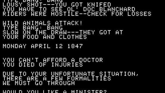 The Oregon Trail screenshot 1