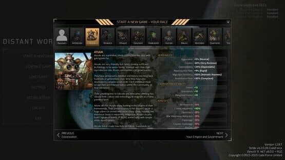 Distant Worlds 2: Factions - Atuuk and Wekkarus screenshot 13