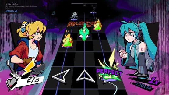 Rift of the NecroDancer: Hatsune Miku - "Too Real" screenshot 2