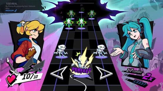 Rift of the NecroDancer: Hatsune Miku - "Too Real" screenshot 3