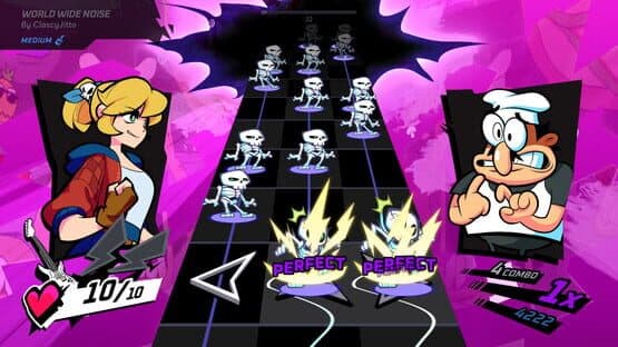 Rift of the NecroDancer: Pizza Tower - "World Wide Noise" screenshot 1