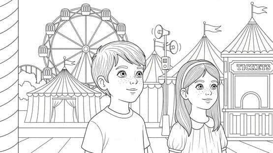 100 Cats Lost in Funfair Frenzy screenshot 2