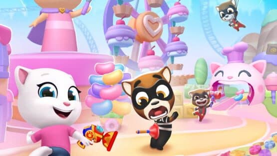 Talking Tom Blast Park screenshot 2