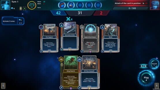 Galactic Deck Clash screenshot 1