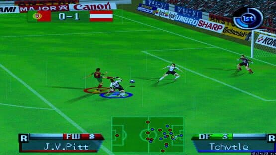 International Superstar Soccer '98 screenshot 1