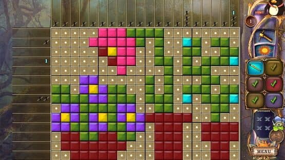 Fantasy Mosaics 20: Castle of Puzzles screenshot 1