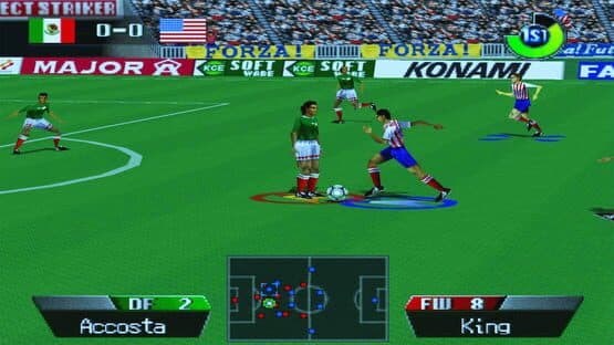 International Superstar Soccer 64 screenshot 1