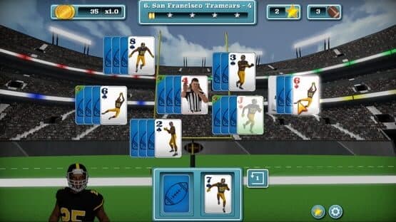 Touch Down Football Solitaire screenshot 1