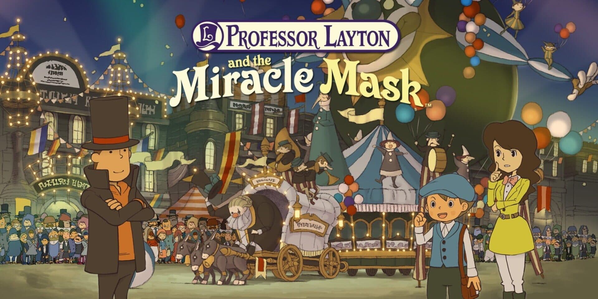 Professor Layton and the Miracle Mask artwork 1