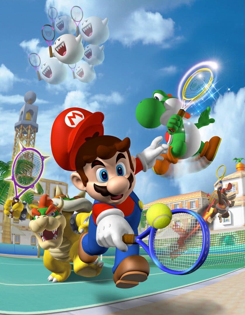 Mario Power Tennis artwork 1