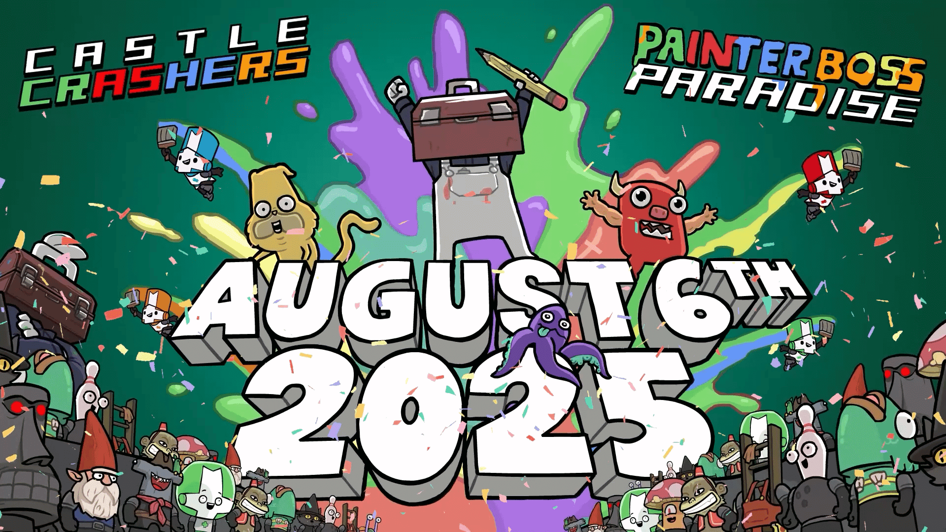 Castle Crashers: Painter Boss Paradise artwork 1